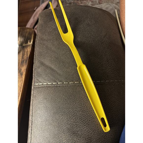 Foley Yellow Gold Nylon Plastic Meat Turning Fork 11" - Picture 1 of 2